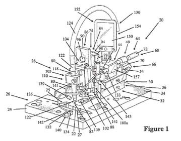 Patent image with microscope